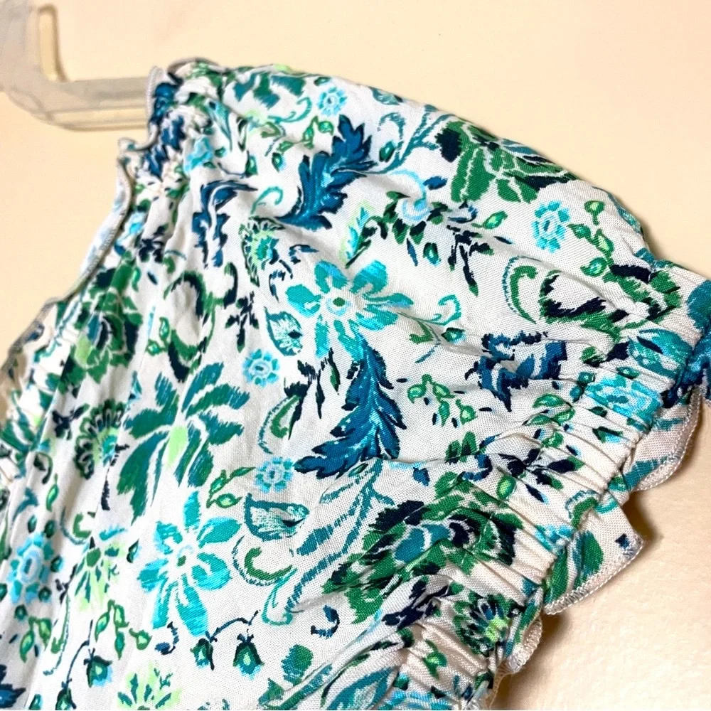 Torrid Off-Shoulder Midi Dress 3X Short Sleeves Ditzy Floral Cottagecore Peasant - Picture 10 of 14